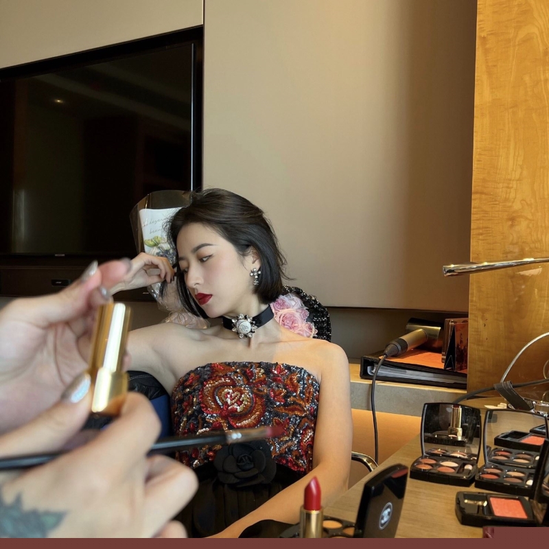 Ch*el earrings